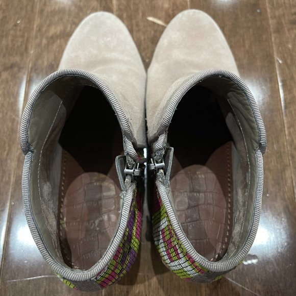 Sam Edelman Putnam Aztec Suede Ankle Booties sz 5 - Picture 10 of 16